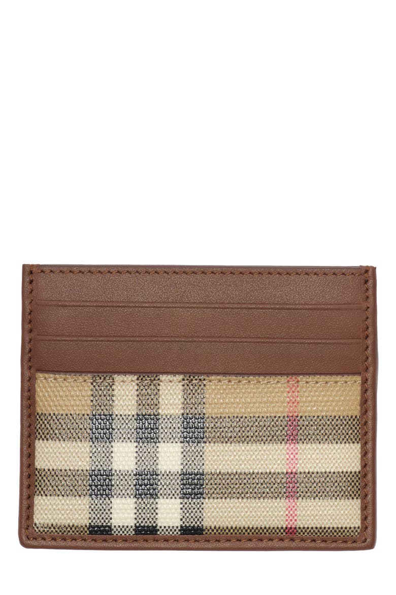 Check Card Holder, Main, color, ARCHIVE BEIGE