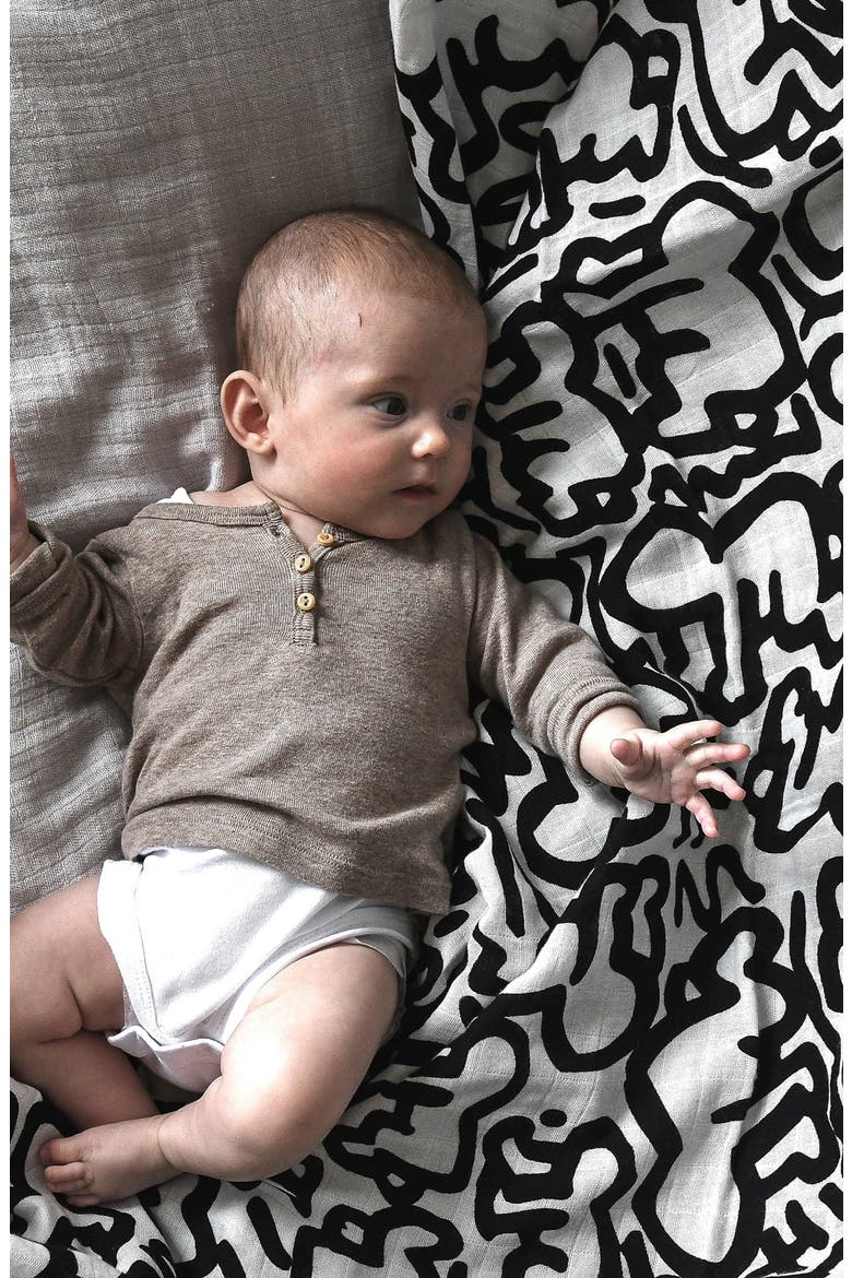 Keith Haring Sensory Blanket, Alternate, color, KH PRINT MIXED