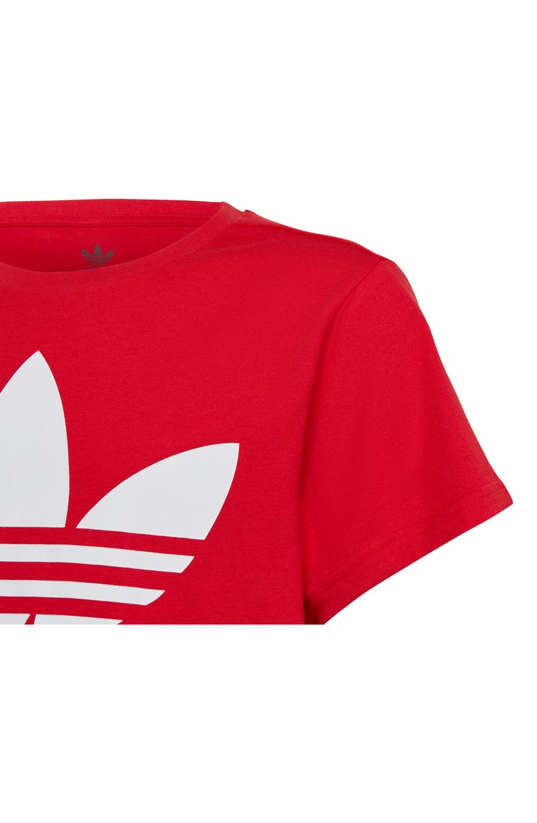 adidas Kids' Lifestyle Trefoil Graphic T-Shirt, Alternate, color, 