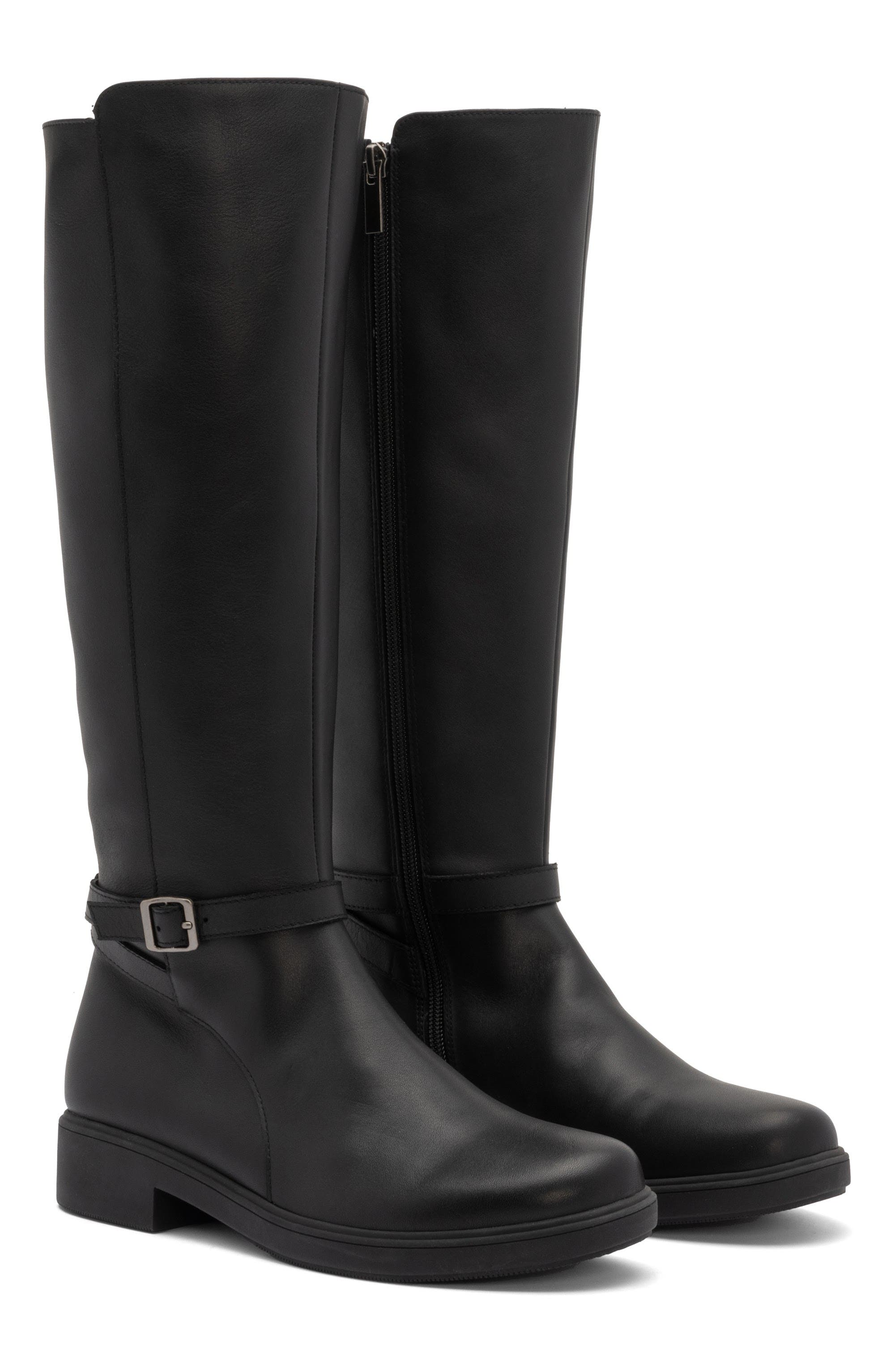 ABEO Compass Tall Boot, Alternate, color, Black - Metatarsal