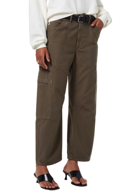 Marcelle Low Rise Barrel Cargo Pants