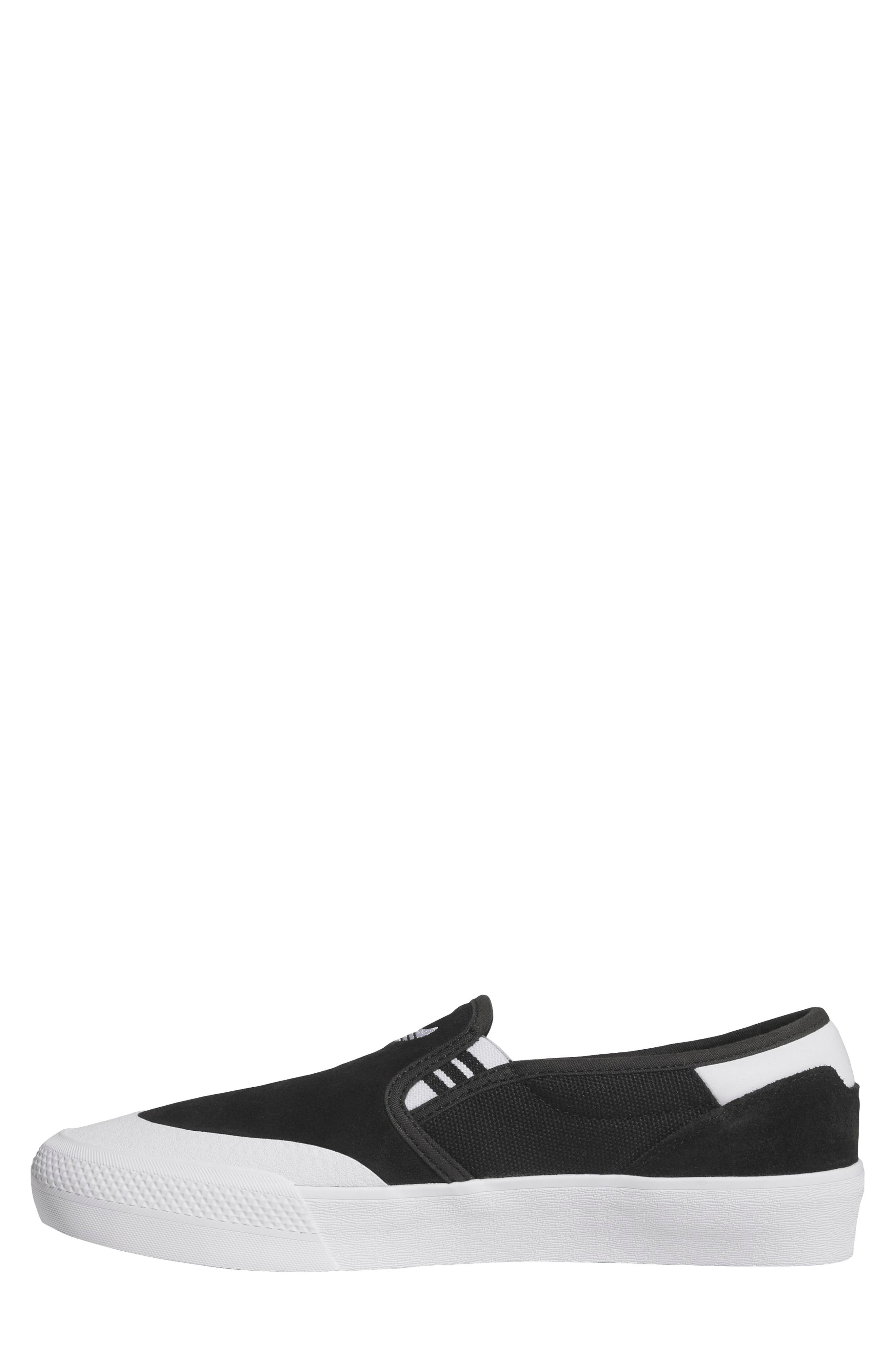 Shmoofoil Slip RX Leather Slip-On Sneaker, Alternate, color, CORE BLACK