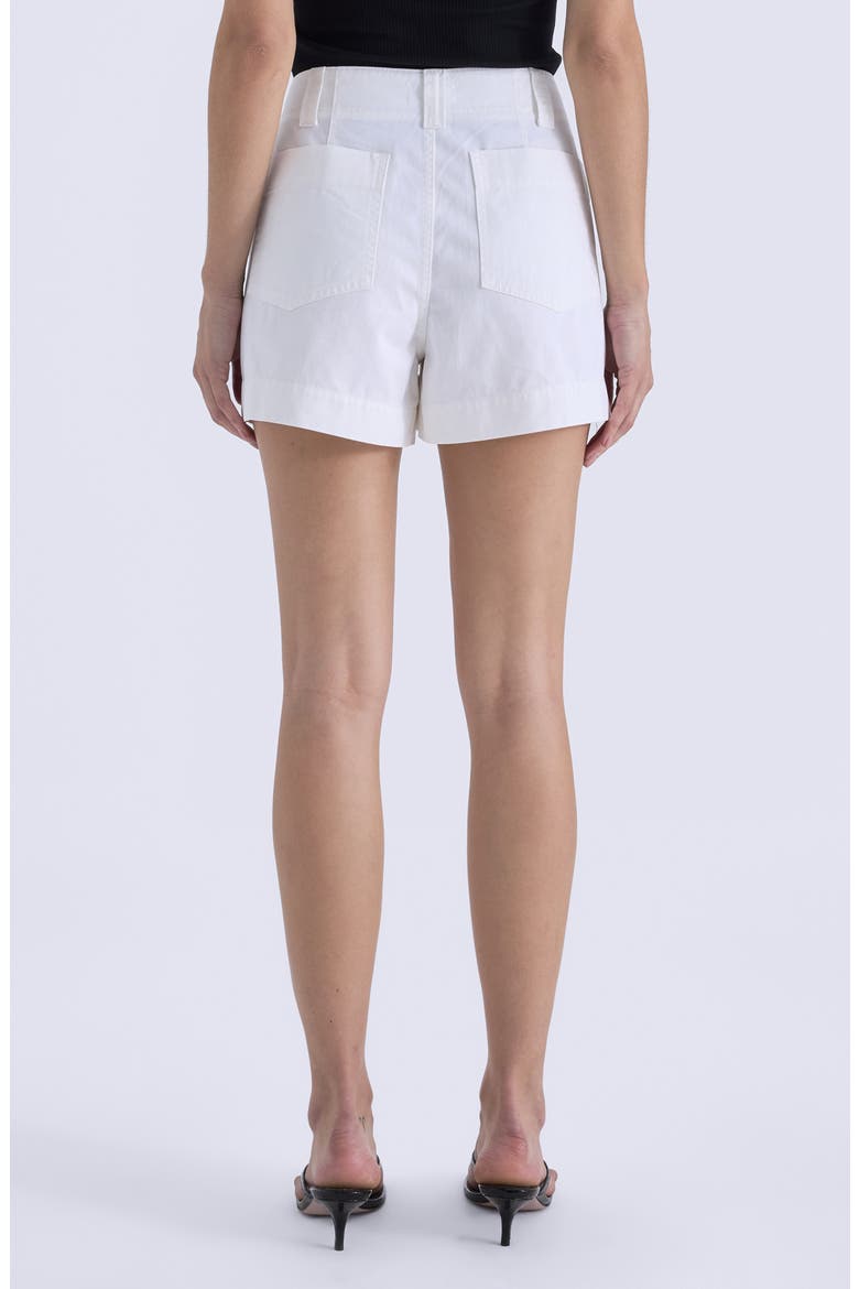 Mason Cotton Twill Shorts, Alternate, color, WHITE