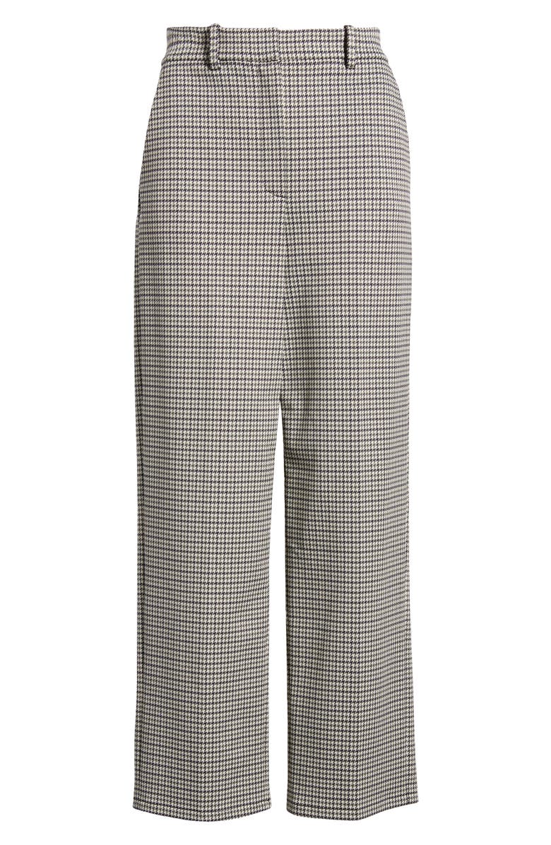Theory Houndstooth High Waist Straight Leg Pants, Alternate, color,