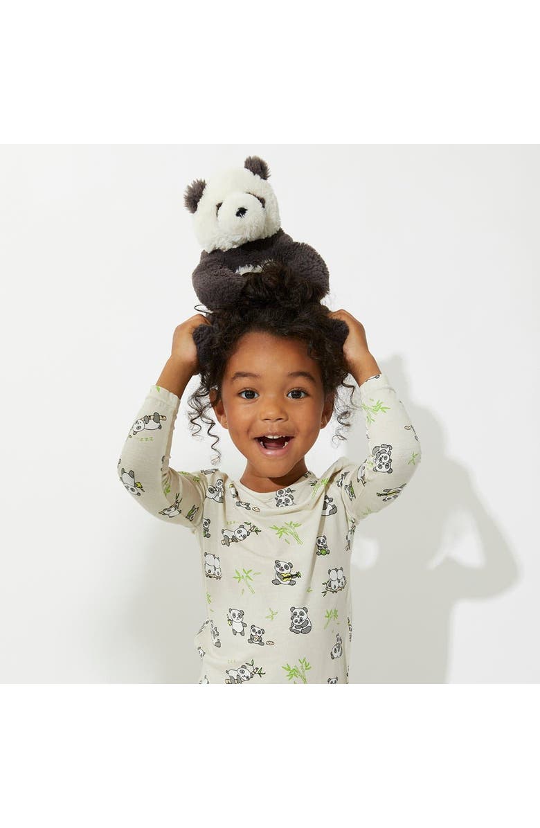 Bellabu Bear Kids' Panda Set of 2 Piece Pajamas, Alternate, color, Panda