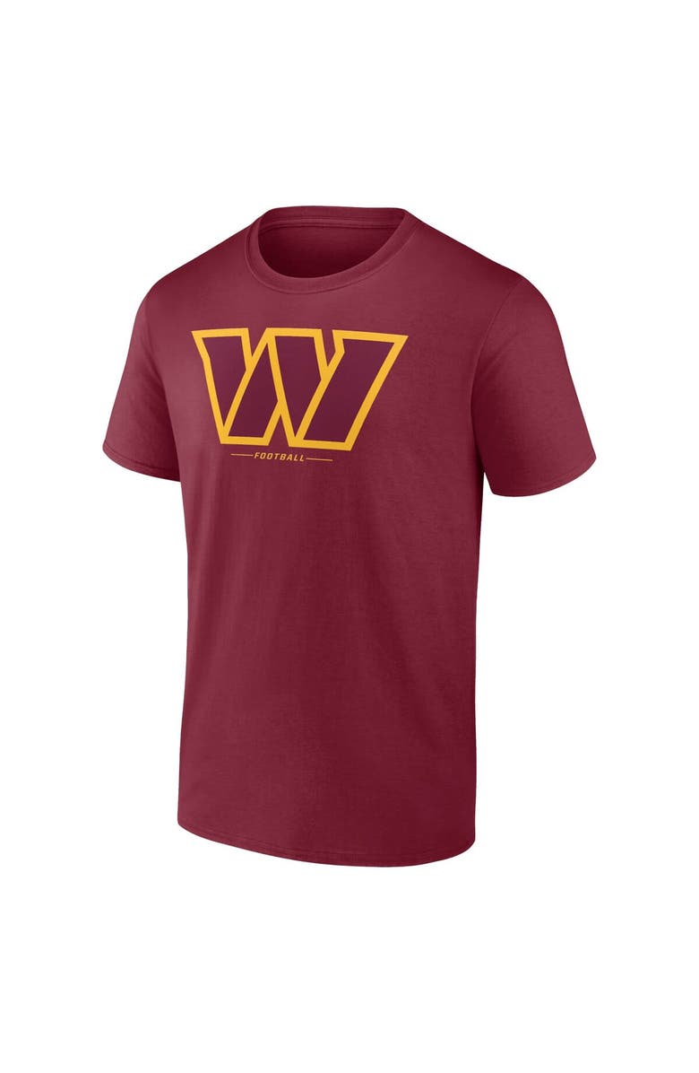 FANATICS Men's Fanatics Branded Burgundy Washington Commanders Team Lockup T-Shirt, Alternate, color,