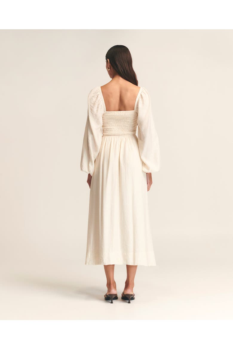 True Midi Dress, Alternate, color, Cream