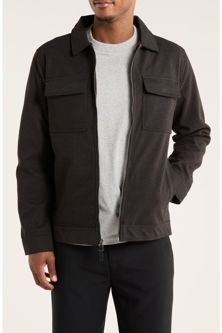 Drake Jacket, Main, color, HEATHER BLACK