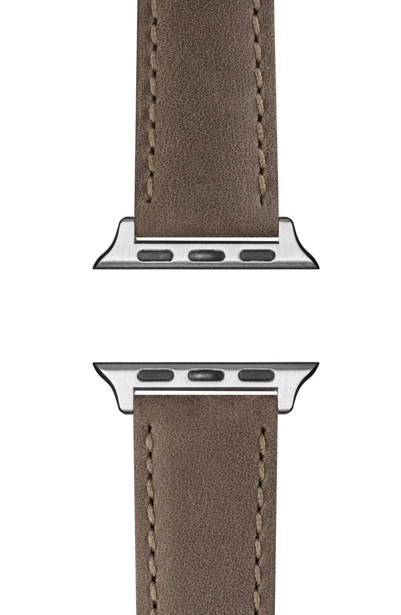 Shinola Leather Apple Watch<sup>®</sup> Band, Main, color, 