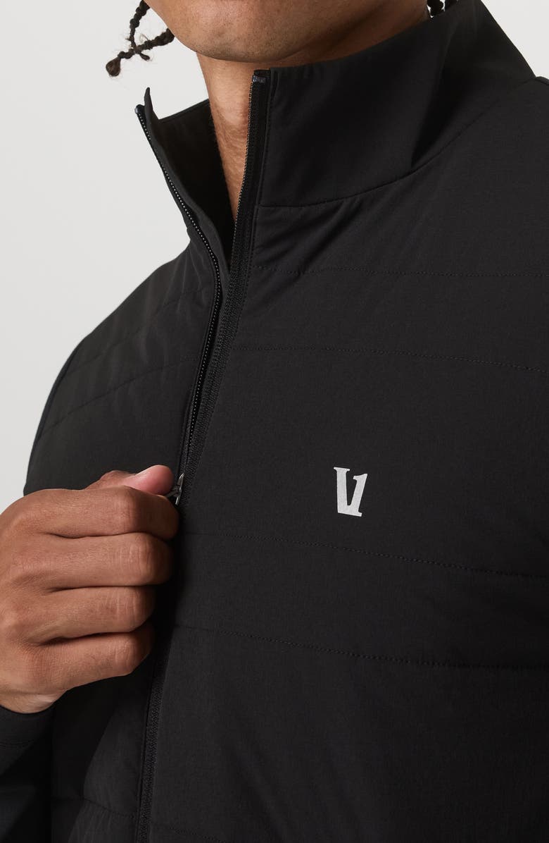 Vuori Sunday Insulated Hybrid Jacket, Alternate, color, Black