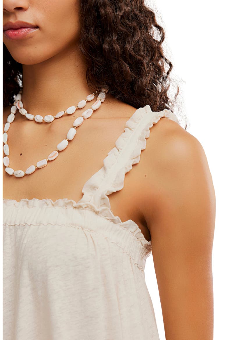 Spring Tide Ruffle Tunic Top, Alternate, color, TEA