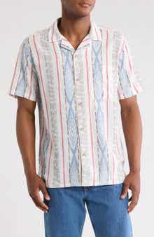 Civil Society Relaxed Fit Linen & Cotton Camp Shirt