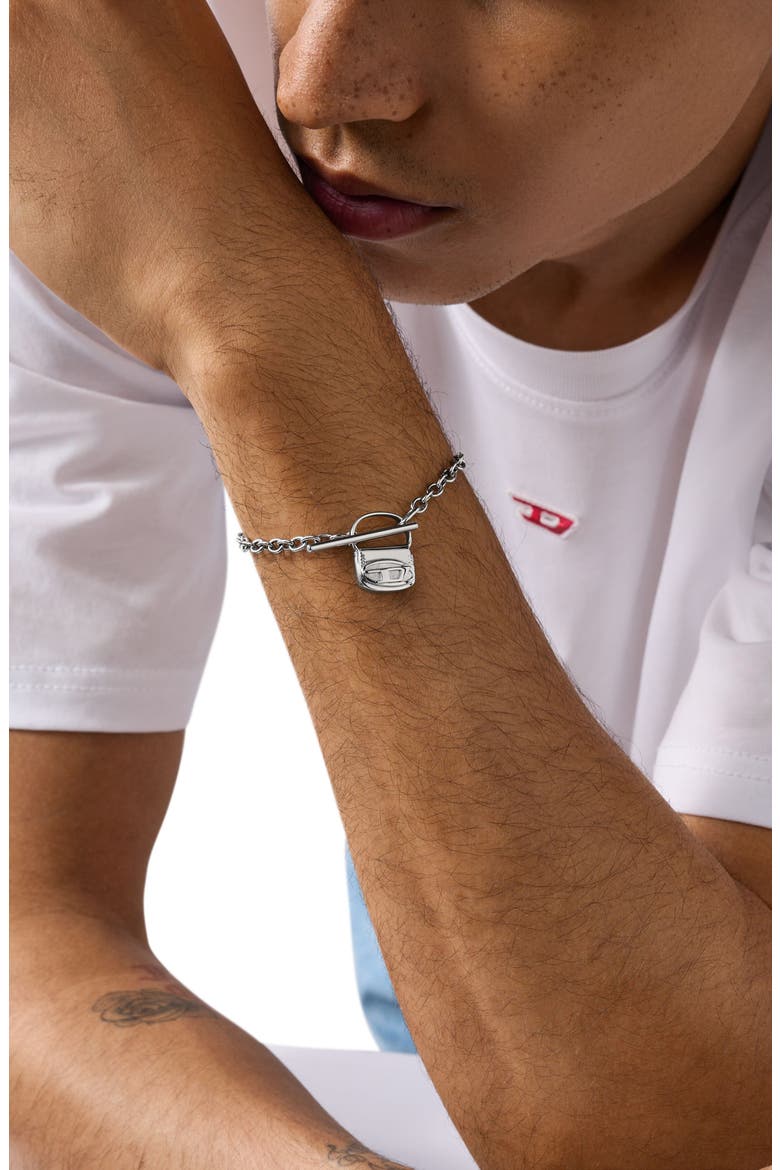 1DR Charm Chain Bracelet, Alternate, color, SILVER