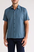 WESTZEROONE Baylor Cotton Short Sleeve Button-Up Shirt