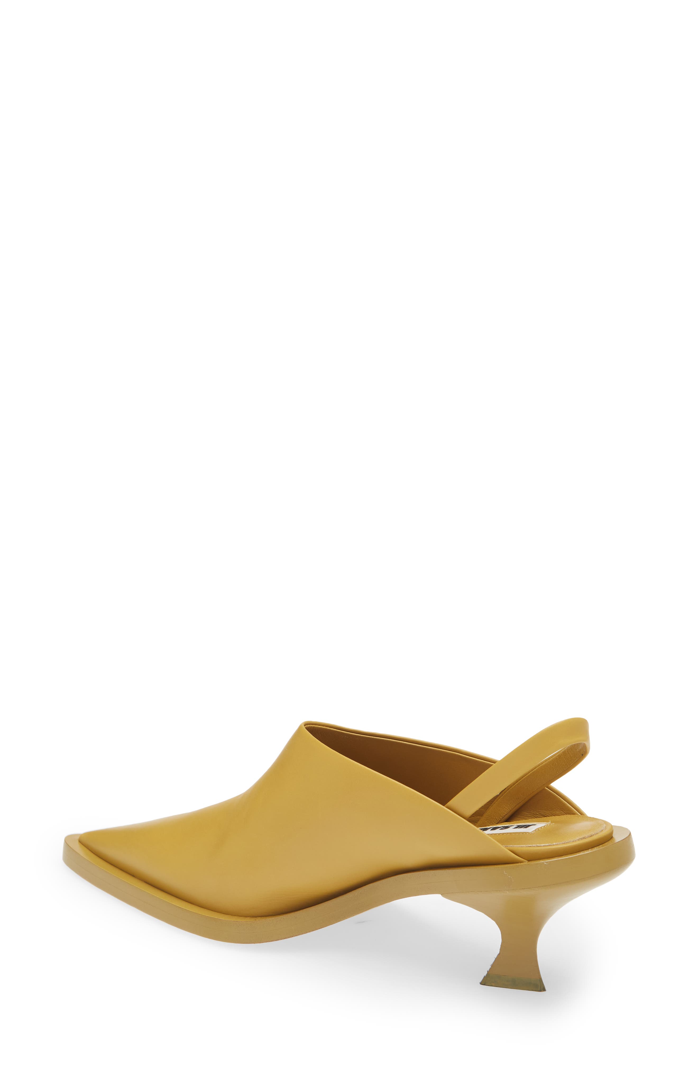 Jil Sander Pointed Toe Slingback Pump, Alternate, color, 