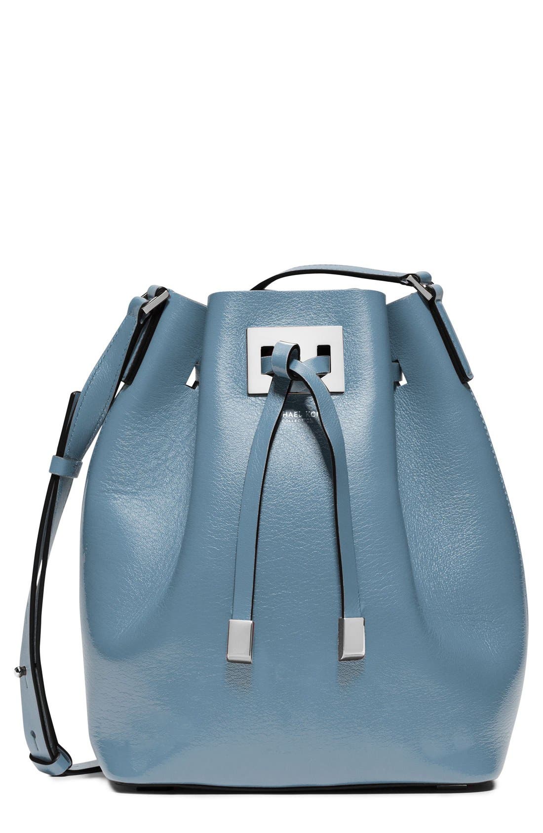 'Medium Miranda' Bucket Bag, Main, color, CORNFLOWER