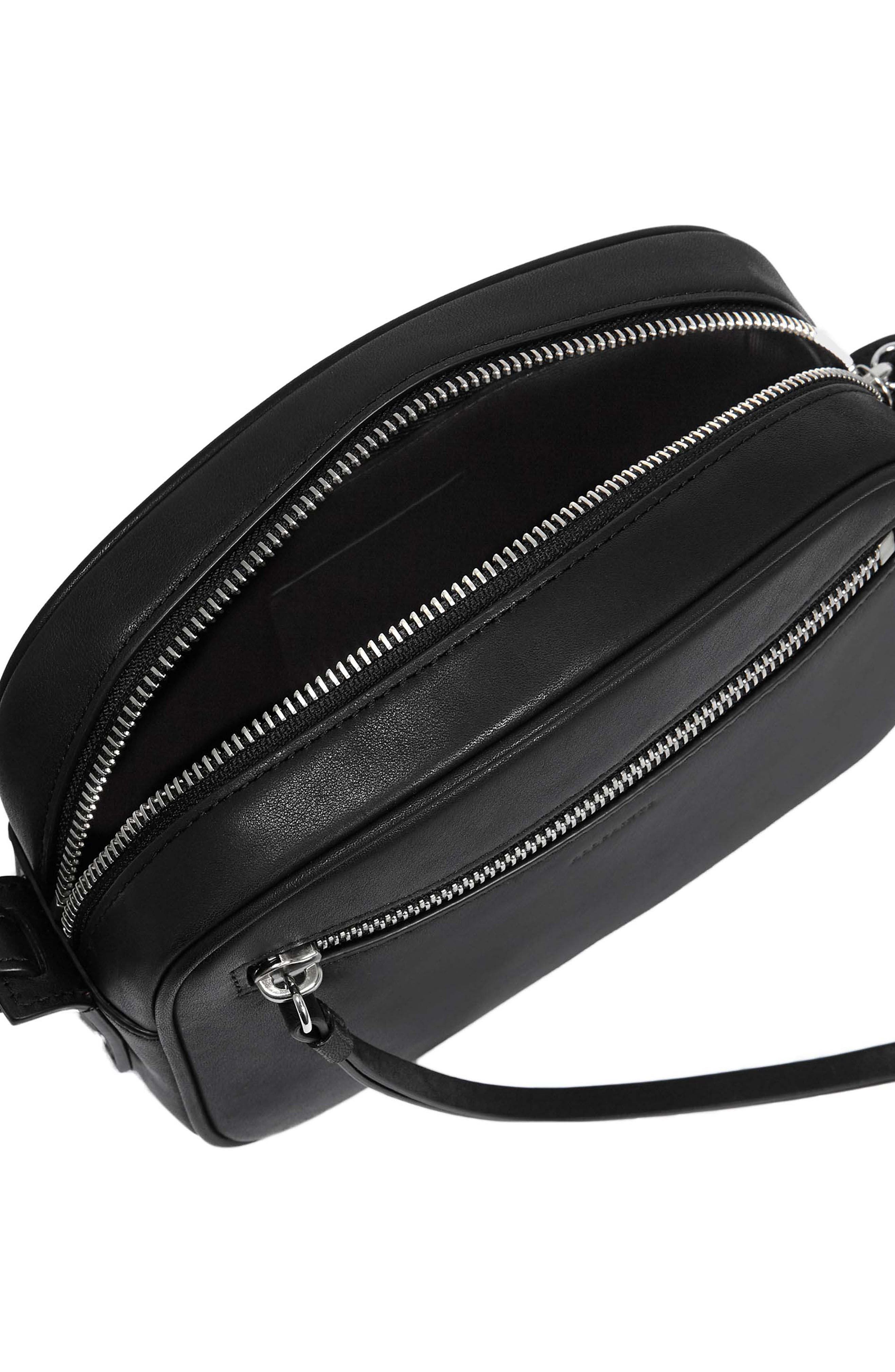 AllSaints Captain Leather Belt Bag, Alternate, color, 