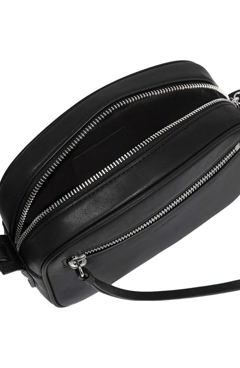 AllSaints Captain Leather Belt Bag, Alternate, color,