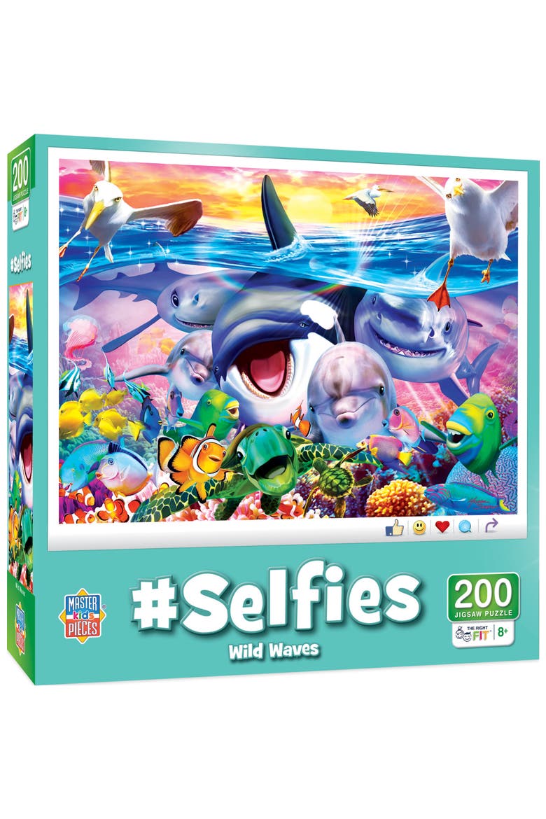 Wild Waves 200 Piece Jigsaw Puzzle, Main, color, Multicolor