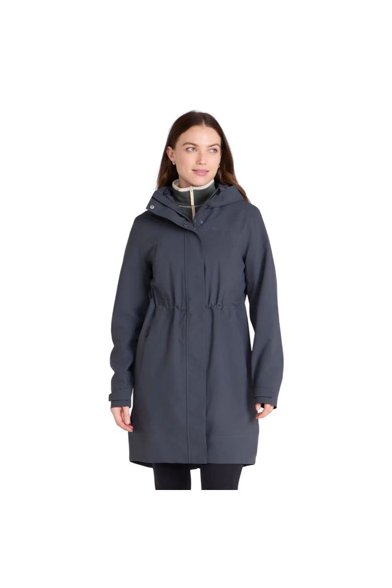 Womens/ladies Harbour Waterproof Parka Jacket, Main, color, Charcoal