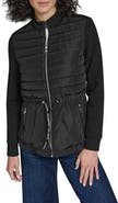 KARL LAGERFELD Mixed Media Packable Jacket