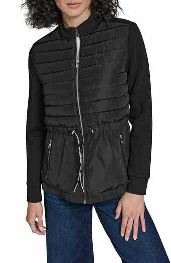 KARL LAGERFELD Mixed Media Packable Jacket