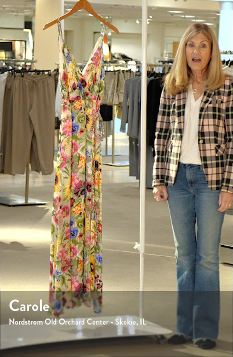 Samantha Floral Faux Wrap Dress, sales video thumbnail