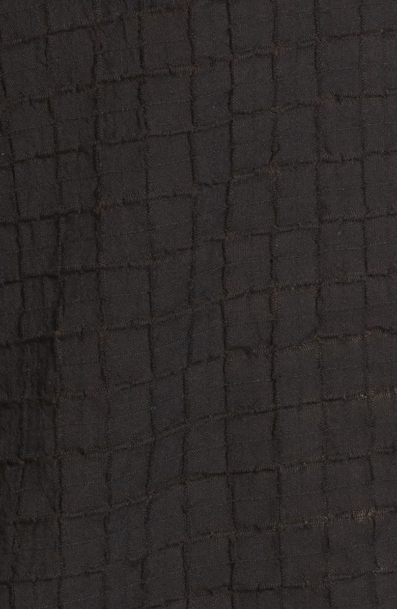 Eileen Fisher Check Textured Blouse, Alternate, color,