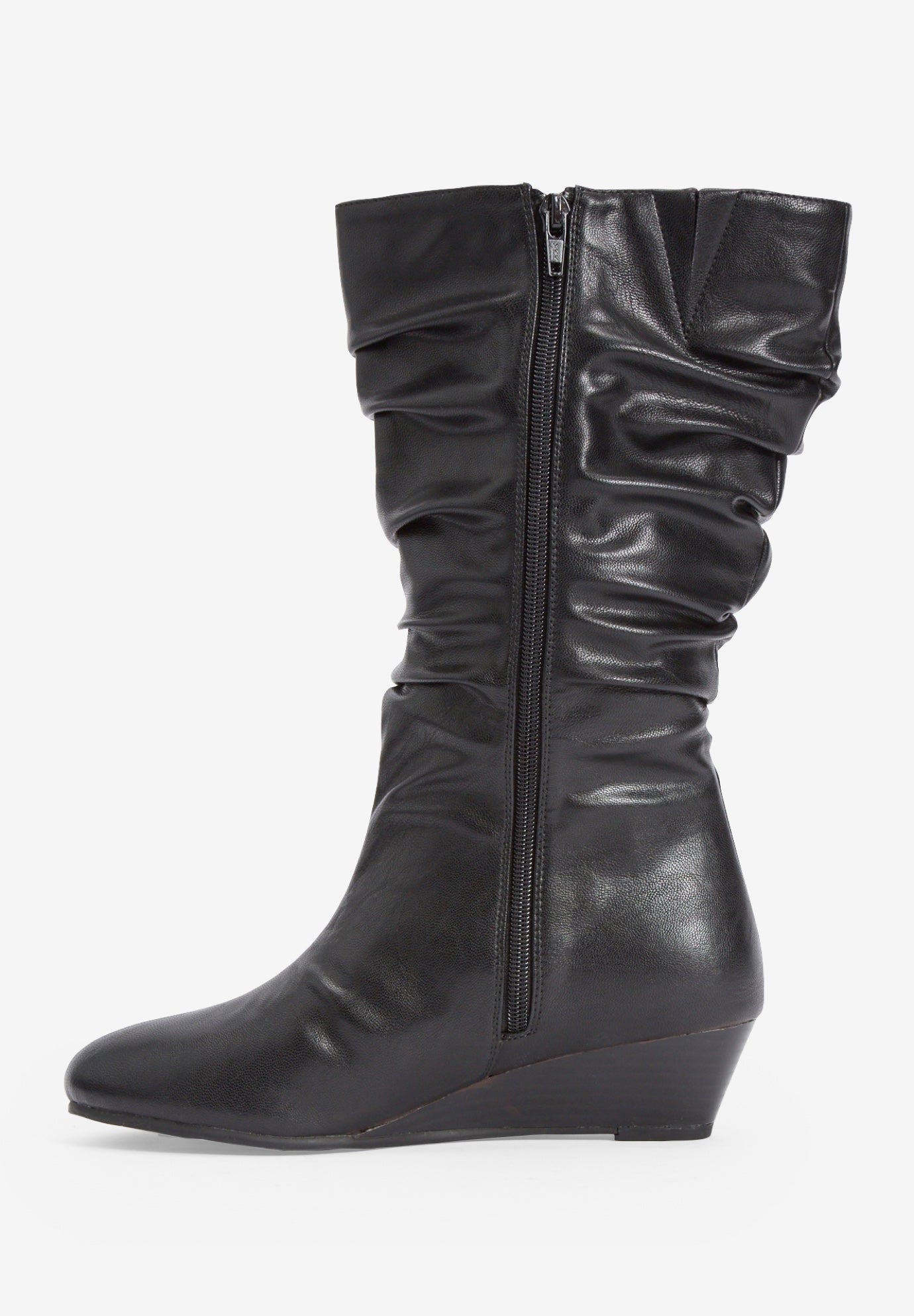 Comfortview The Dori Midi Calf Boot, Alternate, color, Black