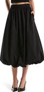 Laundry by Shelli Segal Bubble Hem Midi Skirt
