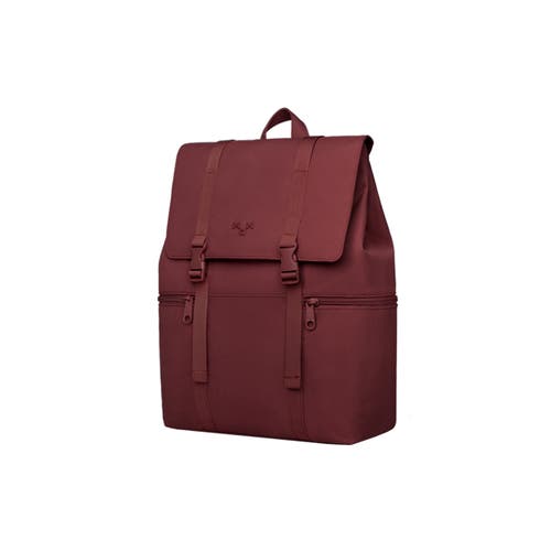 Mah Siro Backpack In Burgundy