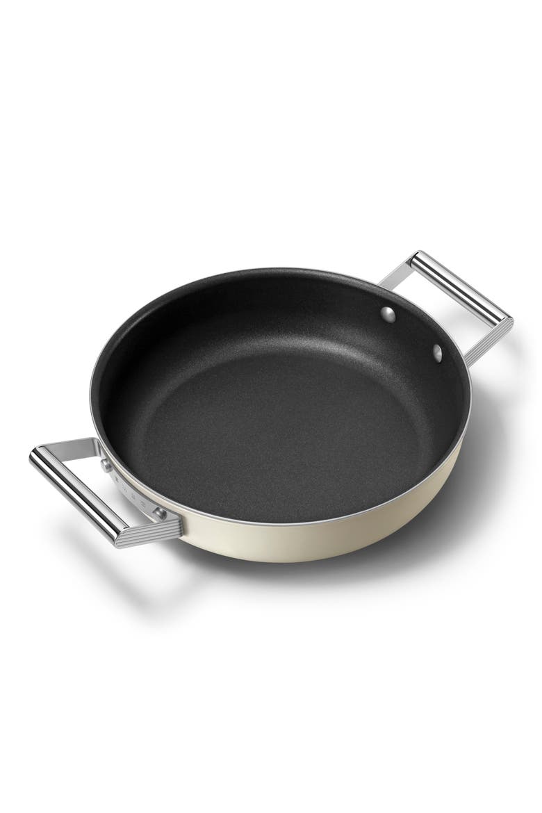 '50s Retro Style 11-Inch Pan, Main, color, MATTE CREAM