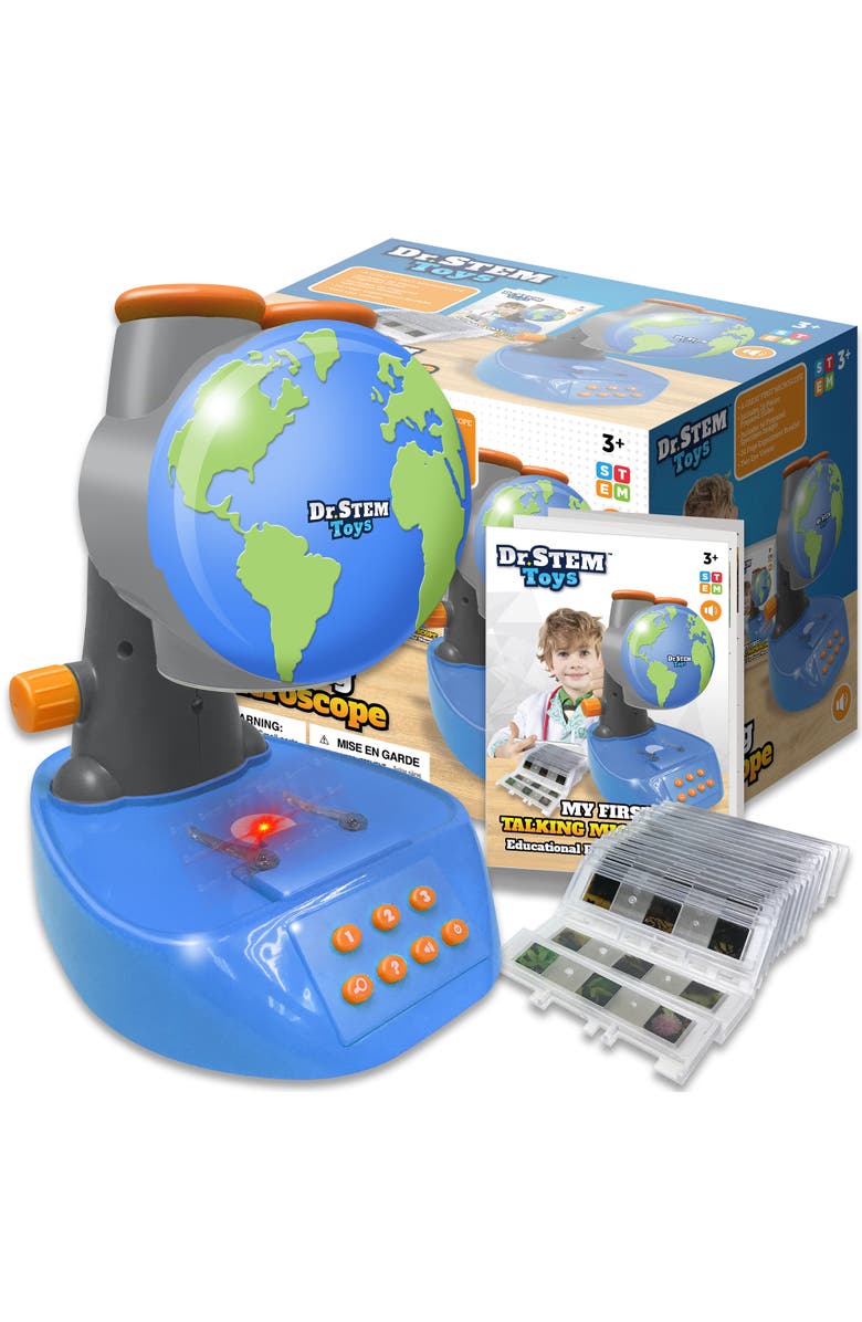 Dr. STEM Toys My First Talking Microscope, Kids 3+, Main, color, Multicolored