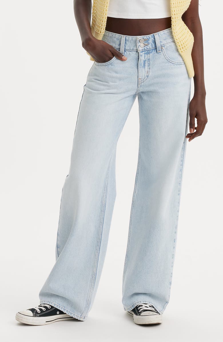 Levi's<sup>®</sup> Superlow Wide Leg Jeans, Main, color,