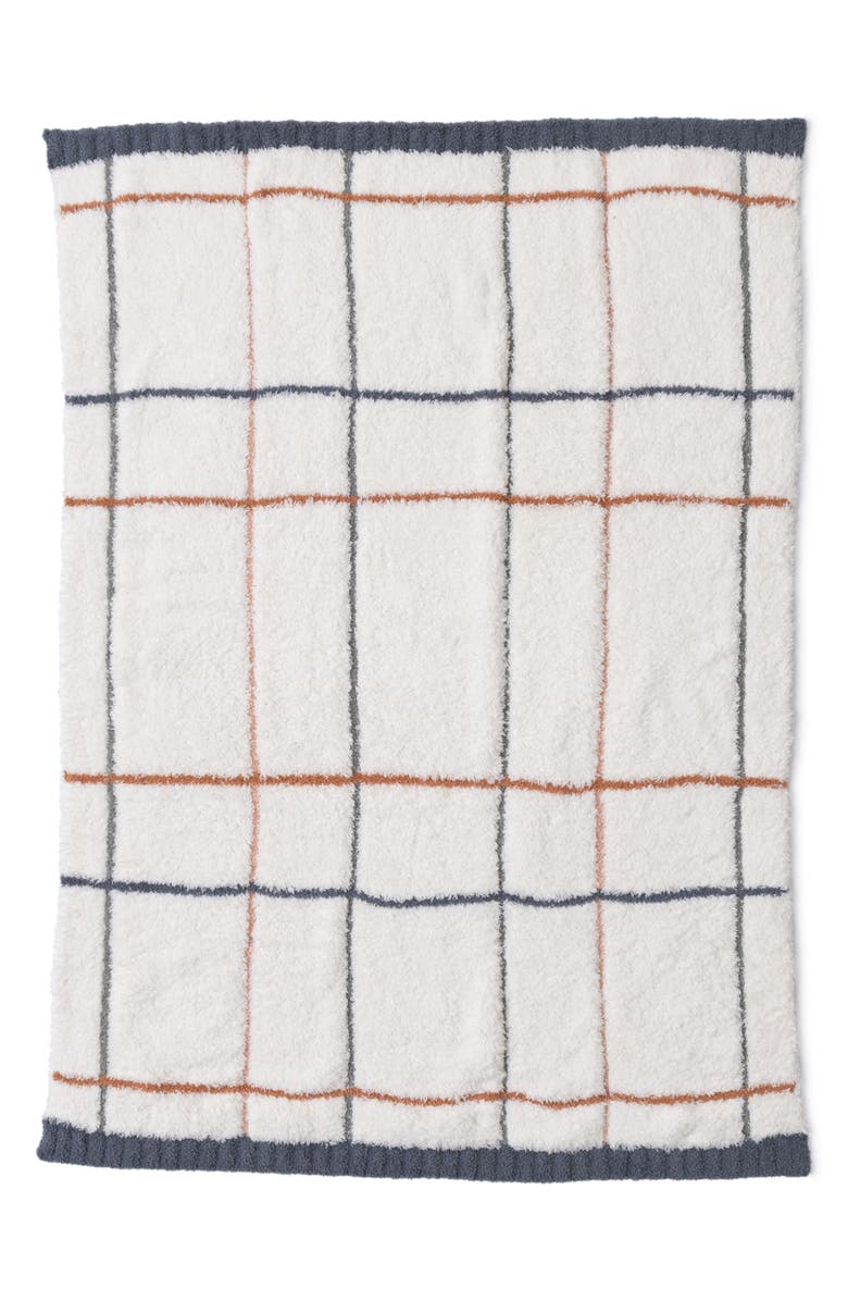 Barefoot Dreams<sup>®</sup> CozyChic<sup>®</sup> Multicolor Plaid Stroller Blanket, Alternate, color, Cream Multi