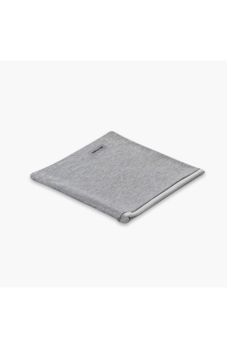 Turtle Fur Luxe Double-Layer Neck Warmer, Alternate, color, Silver