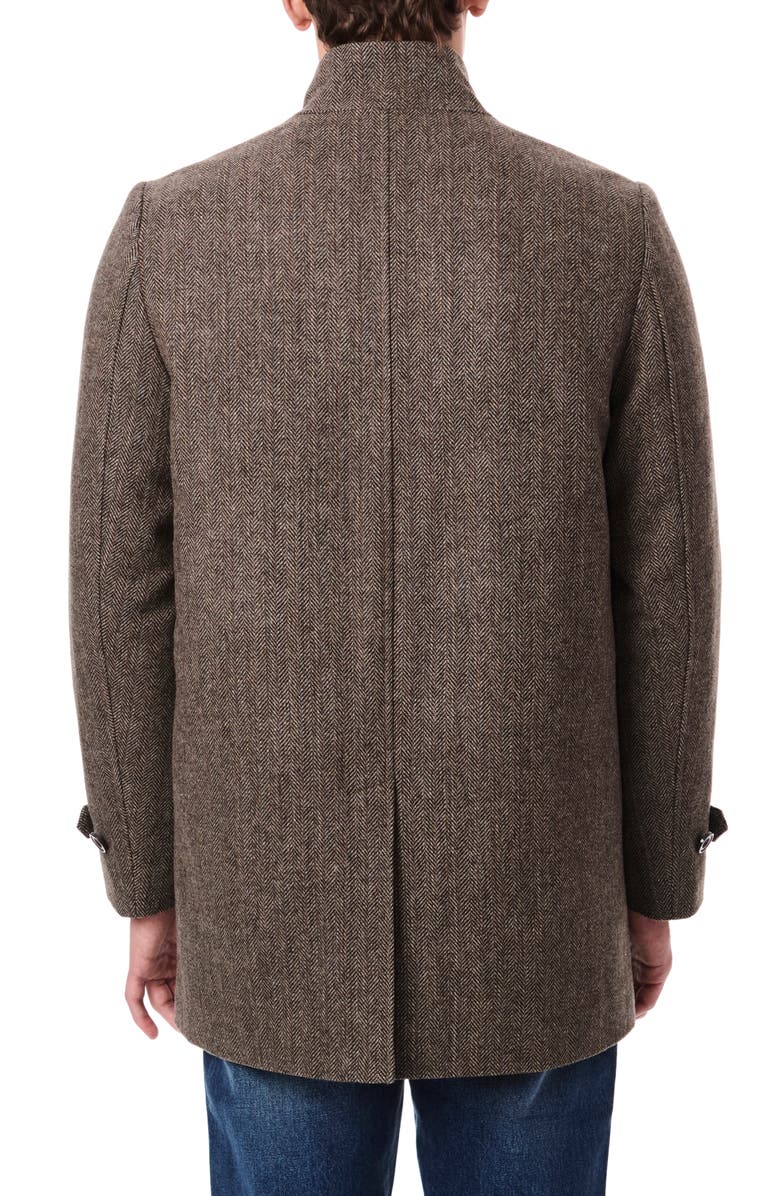 Bernardo Herringbone Jacket, Alternate, color, 