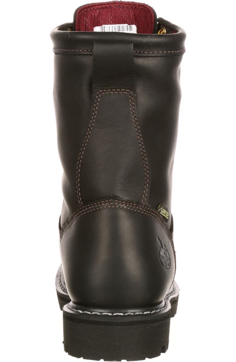 Georgia Boot Lacetotoe Goretex Waterproof 200G Insulated Work Boot, Alternate, color, Black