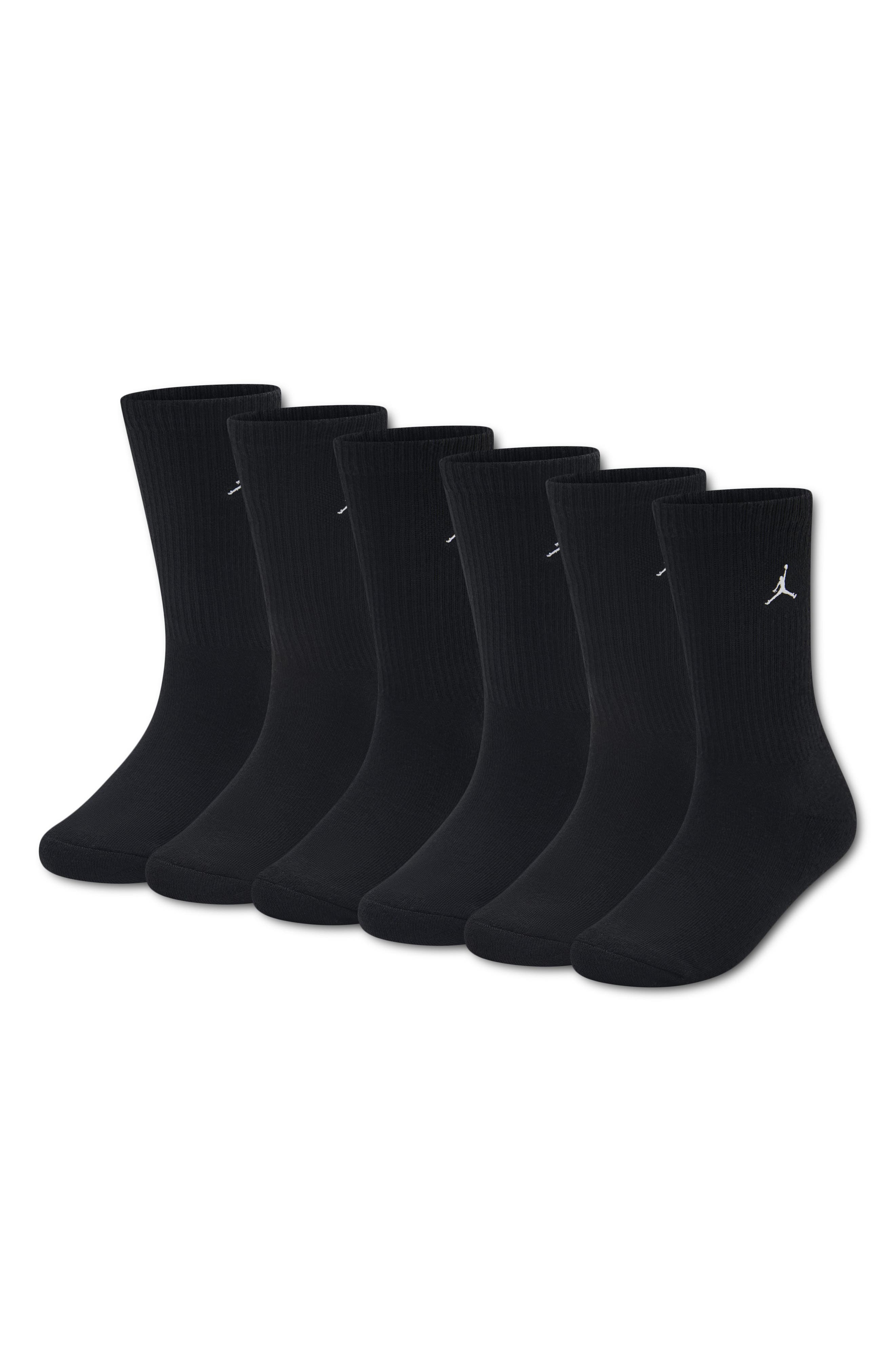 Kids' Assorted 6-Pack Everyday Essentials Crew Socks