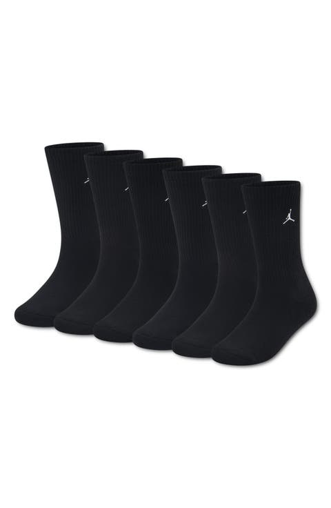 Kids' Assorted 6-Pack Everyday Essentials Crew Socks