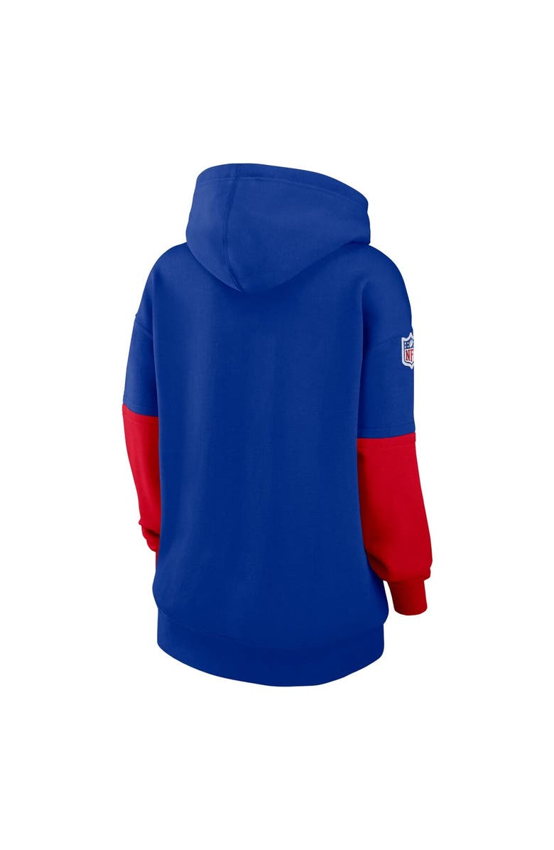 Nike Women's Nike Royal Buffalo Bills 2024 Sideline Essential Fleece Pullover Hoodie, Alternate, color, 