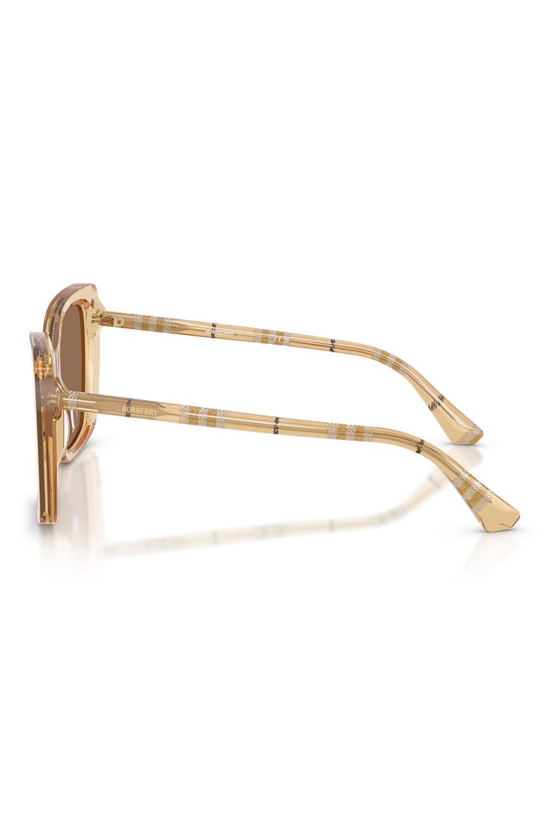 54mm Square Sunglasses, Alternate, color, BEIGE
