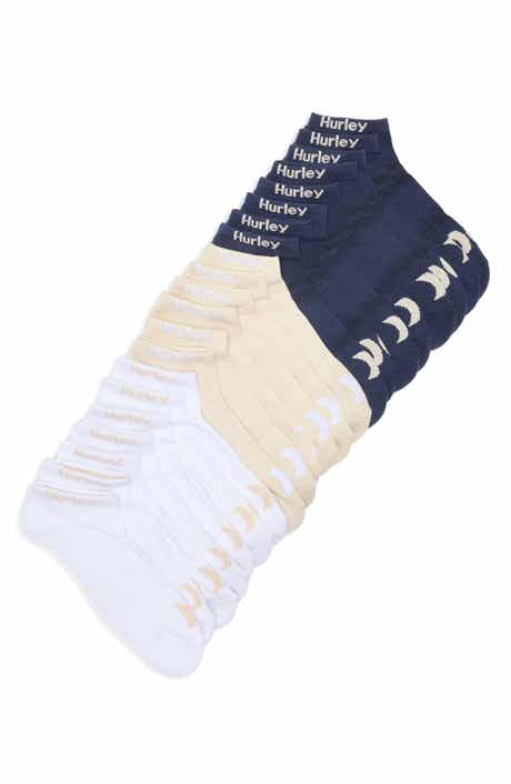 Hurley 10-Pack Half Terry Low Cut Socks