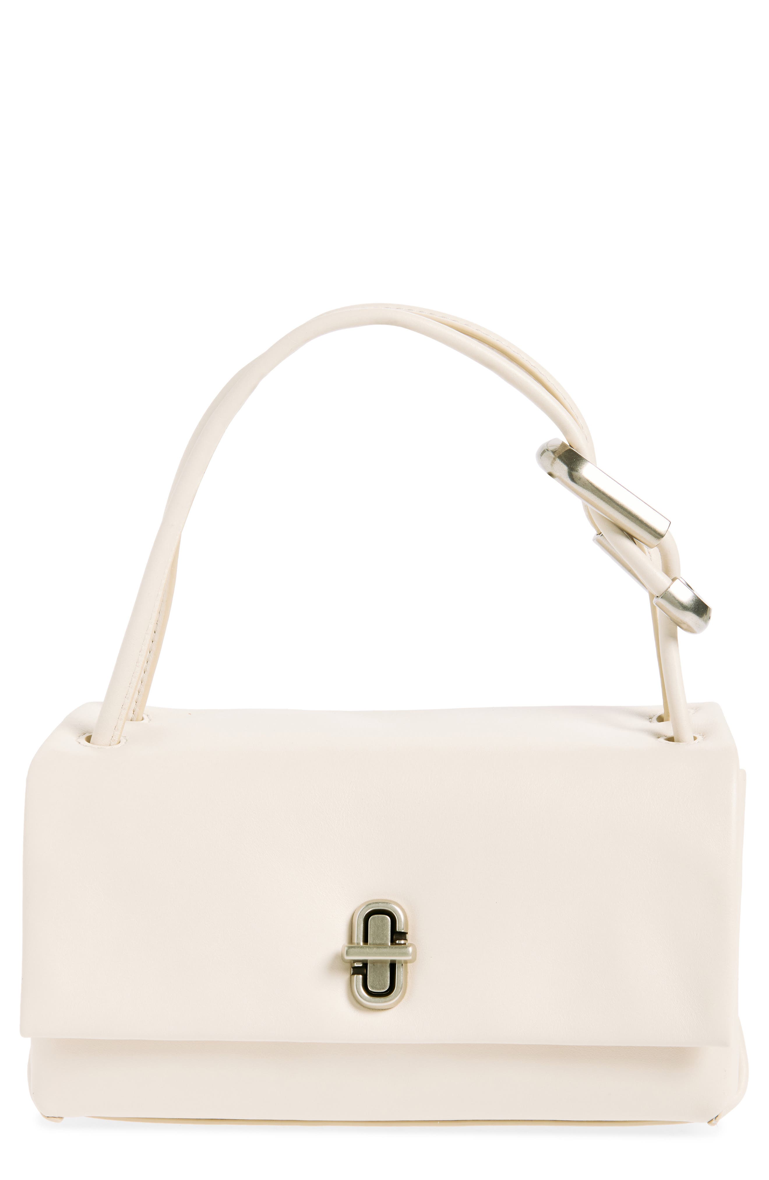 Marc Jacobs The Mini Dual Top Handle Bag, Main, color, Cloud White