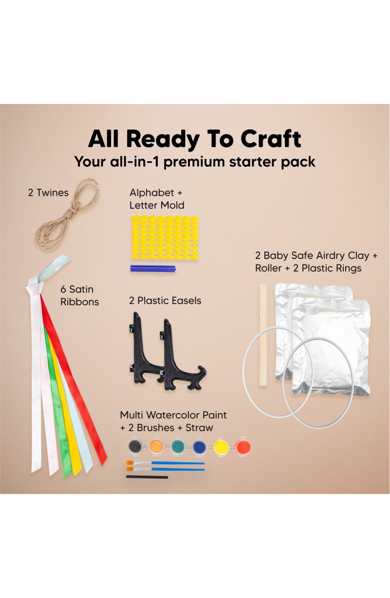 KeaBabies Charm Ornament Keepsake Kit, Alternate, color, Multi-Colored