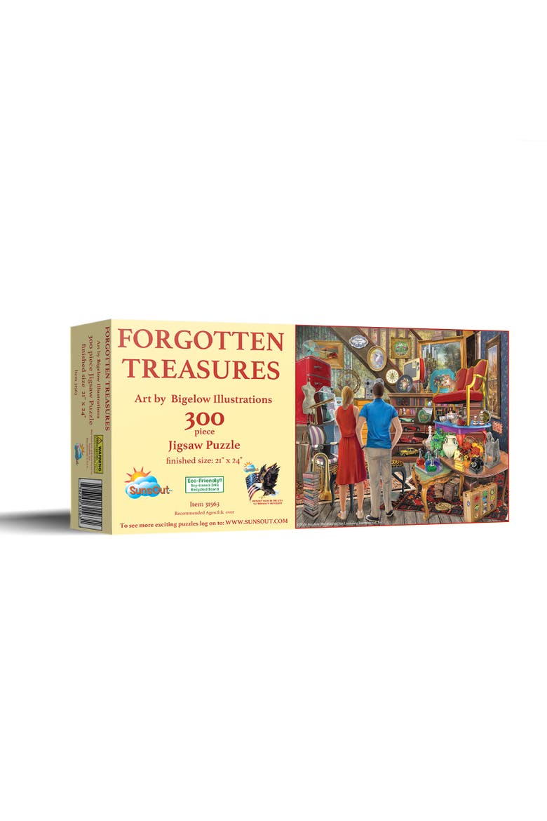 Forgotten Treasures 300 piece Jigsaw Puzzle for Adults, Main, color, Multicolor