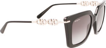 Gancini 51mm Rectangular Sunglasses