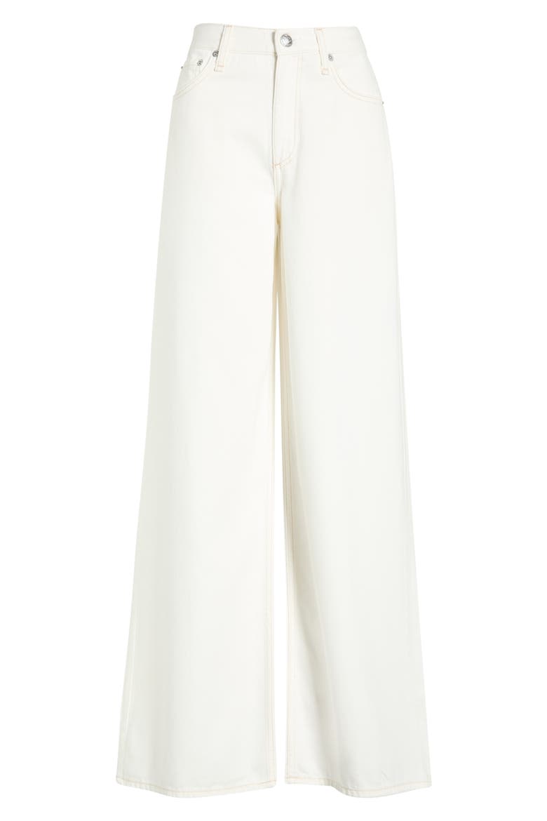 Featherweight Sofie High Waist Wide Leg Jeans, Alternate, color, WHITE