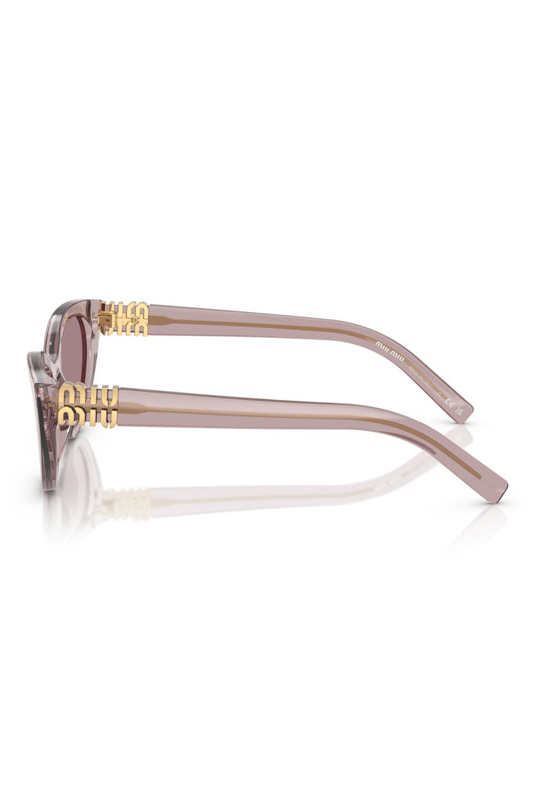 54mm Butterfly Sunglasses, Alternate, color, PURPLE
