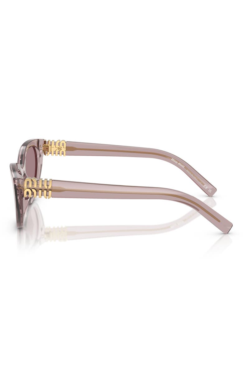 Miu Miu 54mm Butterfly Sunglasses, Alternate, color, Purple
